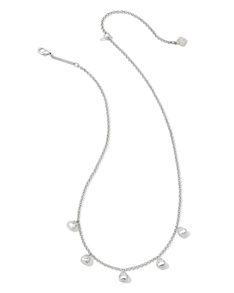 KENDRA SCOTT- Gabby Strand Necklace in Rhodium Metal