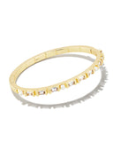 KENDRA SCOTT- Gracie Gold Bangle Bracelet in White Mix