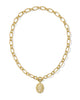 KENDRA SCOTT- Grandma Link Chain Necklace in Gold Metal
