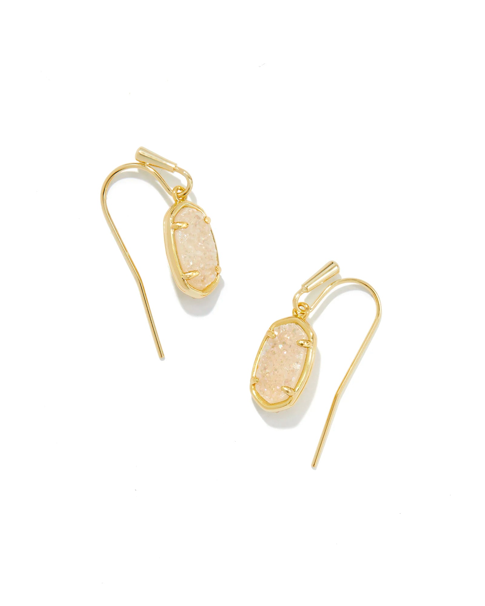 KENDRA SCOTT Tessa Silver Stud Earrings in Iridescent Drusy – Sabi Boutique