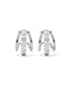 KENDRA SCOTT- Jane Huggie in Rhodium White Enamel