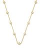 KENDRA SCOTT- Jane Strand Necklace in Gold White Enamel