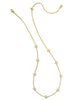 KENDRA SCOTT- Jane Strand Necklace in Gold White Enamel