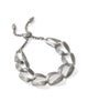 KENDRA SCOTT- Kira Chain Bracelet in Vintage Silver Metal