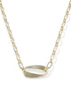 KENDRA SCOTT- Kira Short Pendant Necklace in Gold Metal