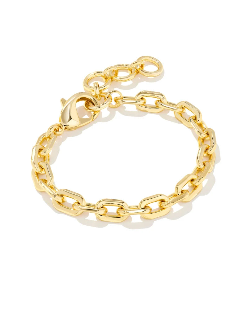 KENDRA SCOTT- Korinne Chain Bracelet Gold Metal