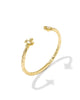 KENDRA SCOTT- Leanne Cuff Bracelet in Gold Natural Mother of Pearl