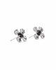 KENDRA SCOTT- Leanne Stud Earring in Rhodium Black Granite