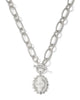 KENDRA SCOTT- Mama Link Chain Bracelet in Rhodium Metal