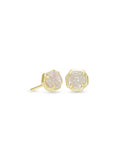 KENDRA SCOTT- Nola Stud Earring in Gold Iridescent Drusy