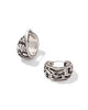 KENDRA SCOTT- Raina Hoop Earring in Vintage Silver Metal