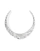 KENDRA SCOTT- Tiger Striped Daphne Statement Necklace in Vintage Silver