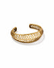 KENDRA SCOTT- Tiger Striped Mikki Cuff in Vintage Gold Metal