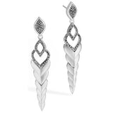 JOHN HARDY- Silver Legend Naga Drop Earrings