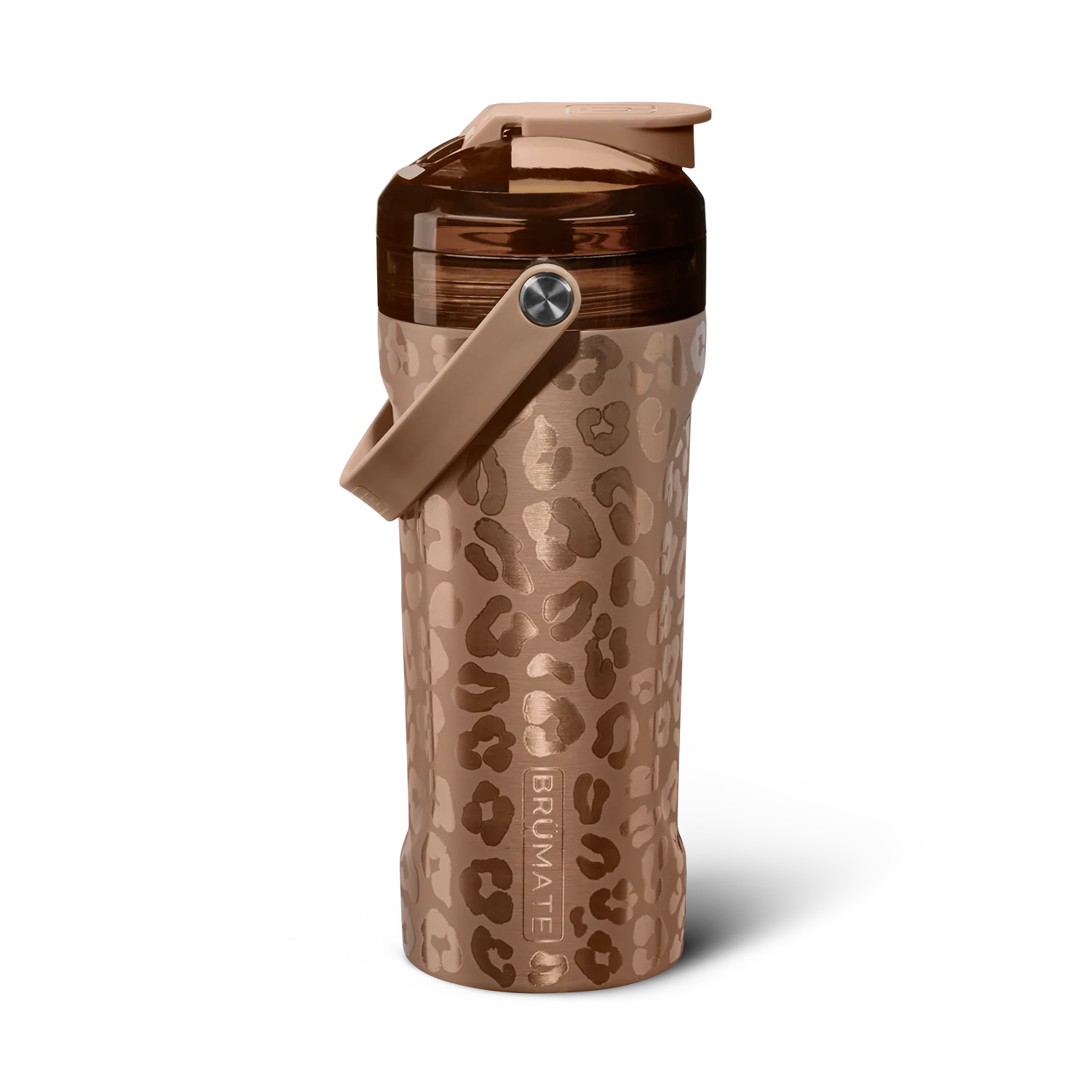 BruMate Uncork'd XL Leakproof Wine Tumbler - Gold Leopard - 14 oz