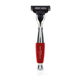 EDWIN JAGGER- Gillette Mach 3 Razor - Red & Chrome