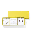 KENDRA SCOTT- Cailin Birthstone Gift Set in Gold Red Crystal