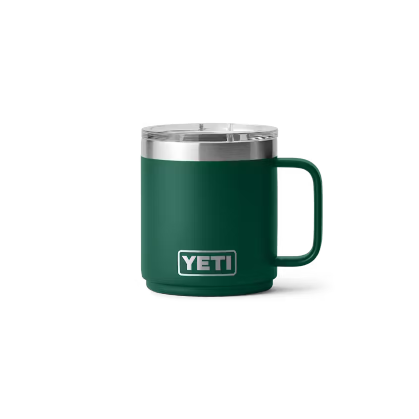 YETI- 10oz Ceramic Lining Mug in Black Forest Green