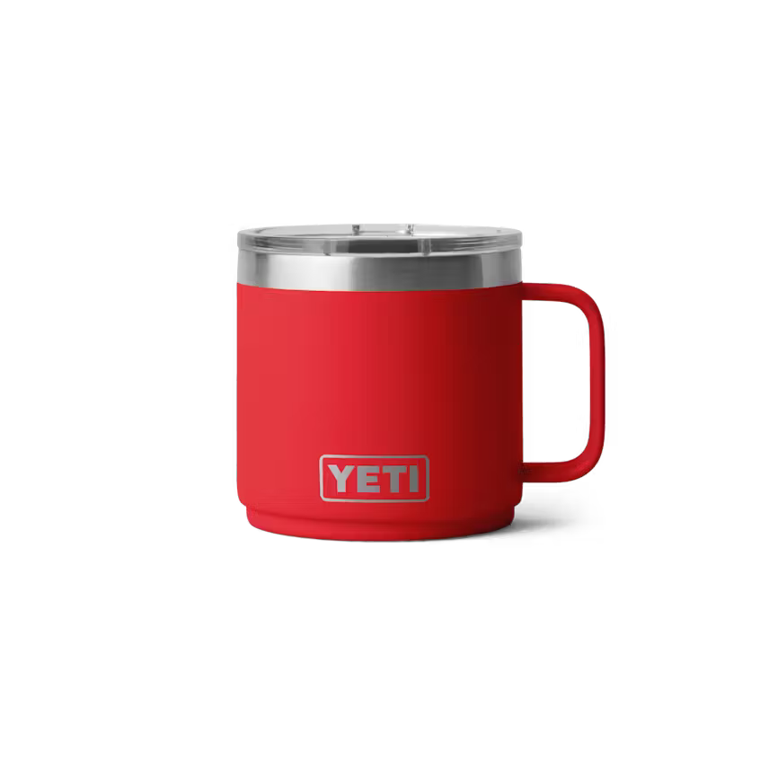YETI- 14oz Mug w/Ceramic Lining in Rescue Red
