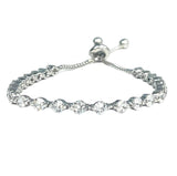 .925 Silver Adjustable Tennis Bracelet