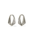 KENDRA SCOTT- Kira Stud Earring in Vintage Silver Metal