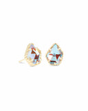 Kendra Scott Tessa Earrings in Gold with Dichroic Glass