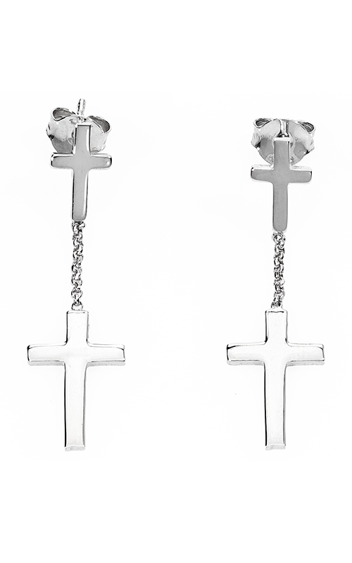 AMEN- Dangling Cross Earrings