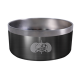 TOADFISH- Graphite Non-Tipping Dog Bowl