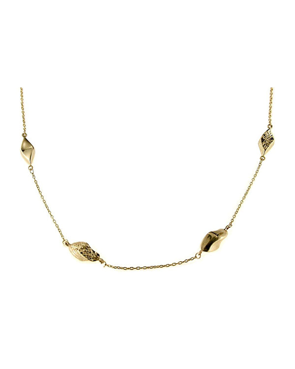 Yellow Gold Station Necklace