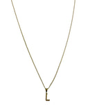 LUKA GOLD- 10kt Initial Necklace
