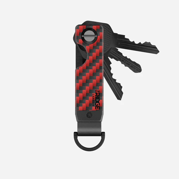 Red Ridge Key Case THE RIDGE- Carbon Fiber 3k Red Key Case – Luka Life + Style