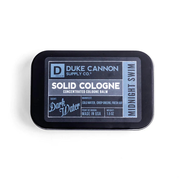 DUKE CANNON- Solid Cologne- Midnight Swim