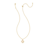 KENDRA SCOTT- Mallory Gold Pendant Necklace in Iridescent Drusy