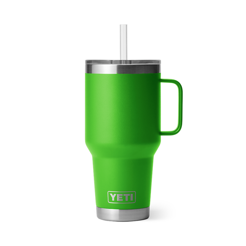 YETI- Rambler 35oz Travel Mug With Straw Canopy Green