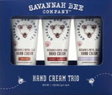 SAVANNAH BEE- Hand Cream Tube Trio