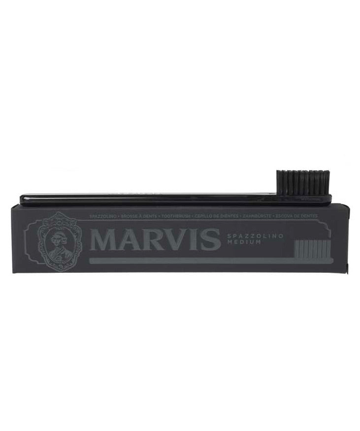 MARVIS- Medium Black Toothbrush