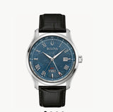 BULOVA-WILTON GMT AUTO BLUE 96B385