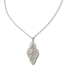 Kendra Scott- Abbie Long Pendant Necklace in Rhodium