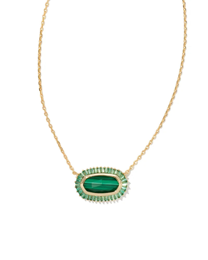 Green kendra scott necklace on sale