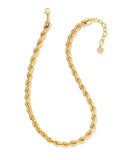 KENDRA SCOTT- Cailey Chain Necklace in Gold Metal