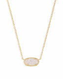 KENDRA SCOTT- Elisa Necklace Gold Iridescent Drusy