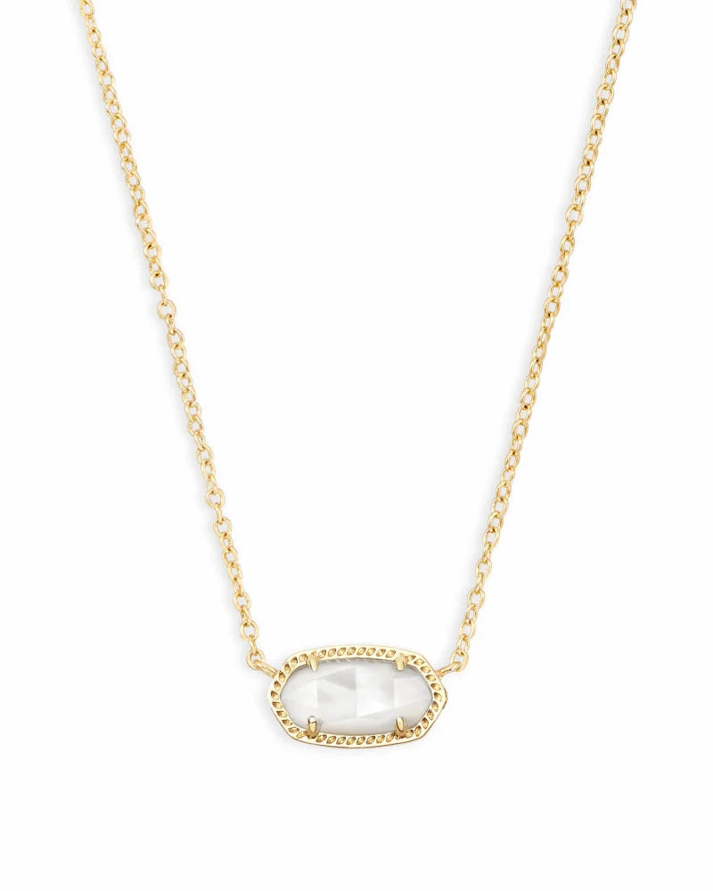KENDRA SCOTT- Elisa Necklace Gold Ivory Mother of Pearl