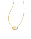 KENDRA SCOTT- Elisa Texas Necklace Gold Ivory Mother of Pearl