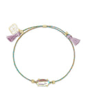 KENDRA SCOTT- Everlyne Friendship Bracelet Multicolor in Dichroic Glass