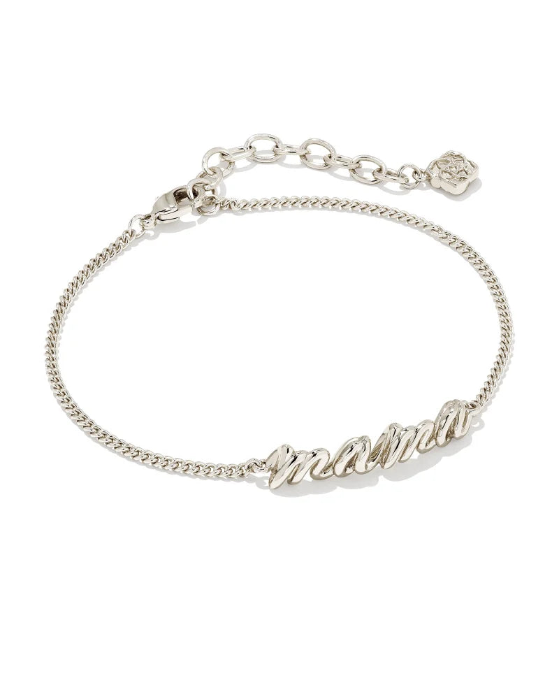 Jess Lock Chain Bracelet in Silver