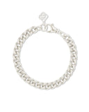 KENDRA SCOTT- Vincent Chain Bracelet in Rhodium Metal S/M