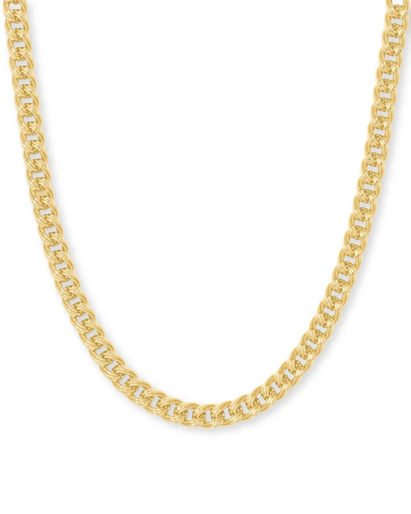 KENDRA SCOTT Vincent Chain Necklace in Gold Metal Luka Life Style