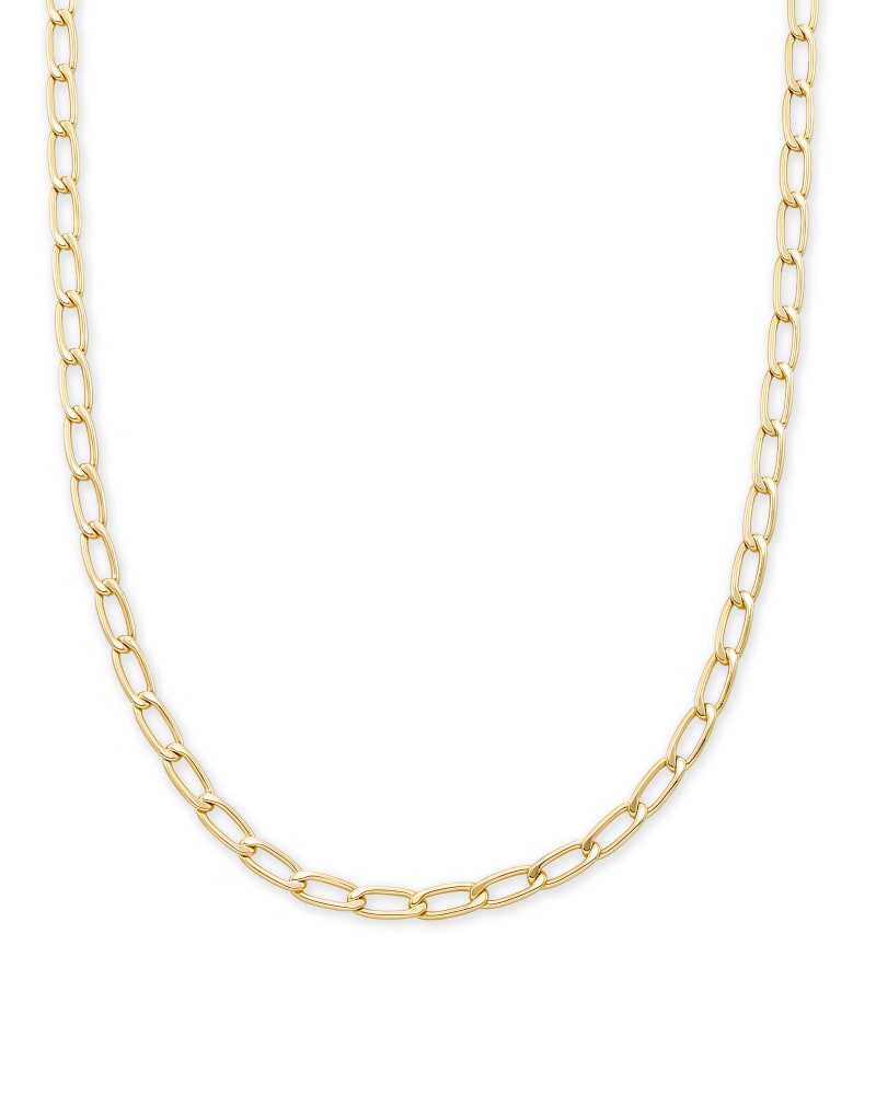 KENDRA SCOTT- Merrick Chain Necklace Gold Metal