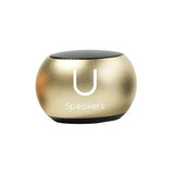 FASHIONIT- U Mini Speaker in Matte Gold